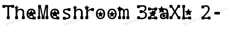 TheMeshroom 3zaXL 2字体转换